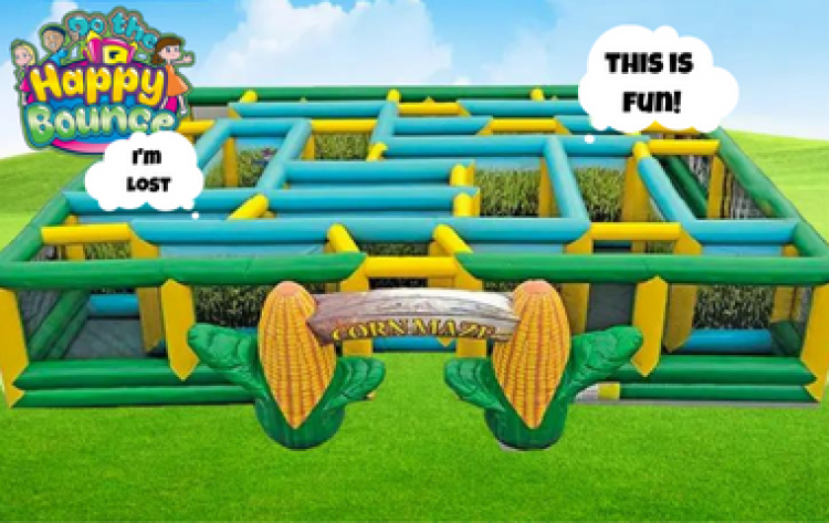 Inflatable Corn Maze