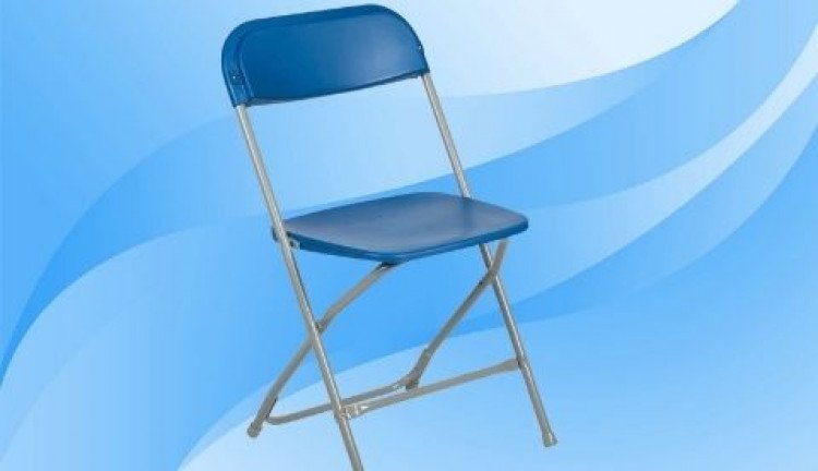 Blue Folding Chairs