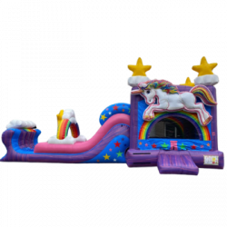Rainbow Unicorn Bounce Dual Slide Combo