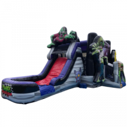 Zombie20Combo203 1703709647 Zombie Bounce House With Slide
