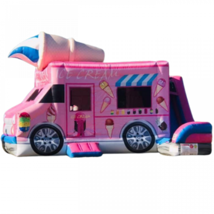 Ice Cream Truck Bounce Combo Wet/Dry 