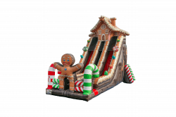 Gumdrop Gingerbread Double Lane Slide DRY ONLY