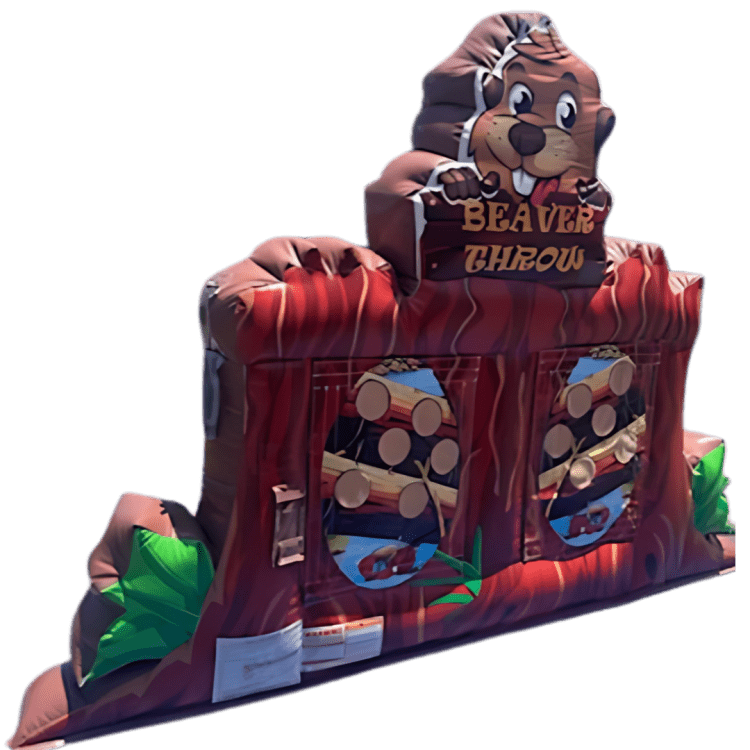 Beaver Throw Inflatable Game