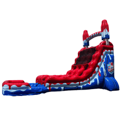 Red20White2020Cool20Slide2010 1745598283 20ft Dual Lane Red, White & Cool Slide w/ Pool