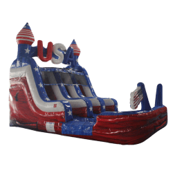 Mini20USA 1749587803 12' USA Mini Slide w/ Pool (10 & Under)