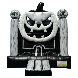 LED Black & White Pumpkin Bounce