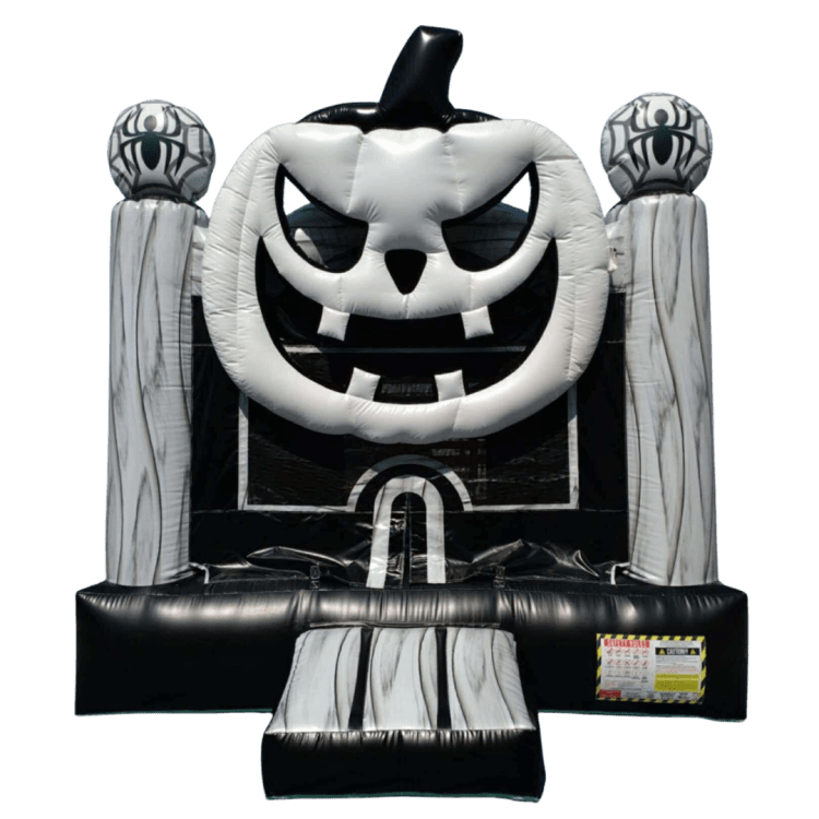 LED Black & White Pumpkin Bounce