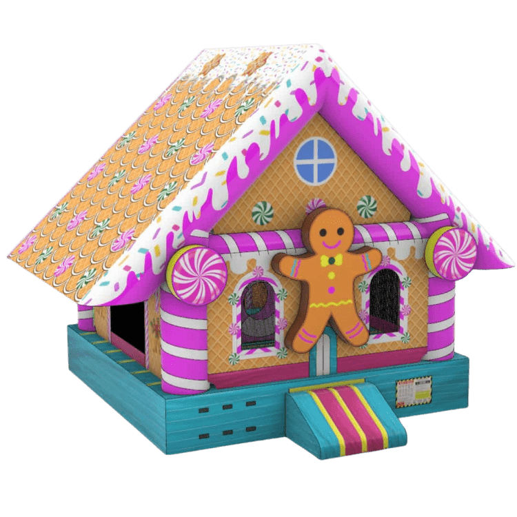 Pink Gingerbread Bounce