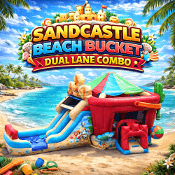 Sandcastle Beach Bucket Dual Lane Combo