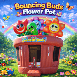 Bouncing Buds Flower Pot