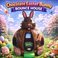 Chocolate Bunny Bounce House
