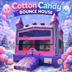 Cotton Candy Bounce House 