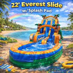 22' Everest Dual Lane w/ Splash Pad