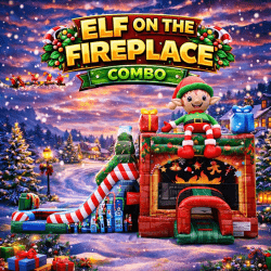 Elf On The Fireplace Combo