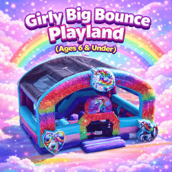 Girly Big Bounce Playland 6 & Under