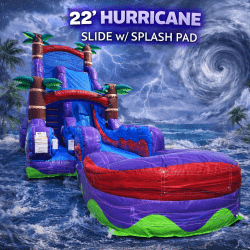 22' Single Lane Hurricane w/ Splash Pad