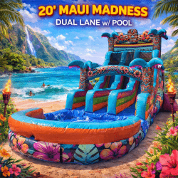20' Maui Madness Double Lane w/ Pool