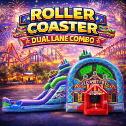 Roller Coaster Dual Lane Combo