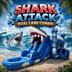 Shark Attack Dual Lane w/ Deep Pool