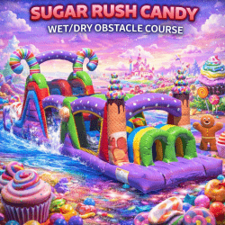 Sugar Rush Candy Obstacle Course Wet/Dry