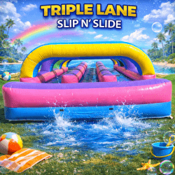 Triple Lane Slip N Slide
