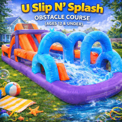 U Slip N Splash Obstacle Wet/Dry (12 & Under)