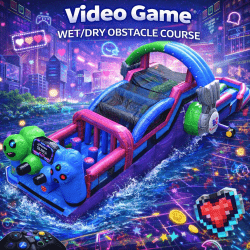 Video Game Wet/Dry Obstacle Course