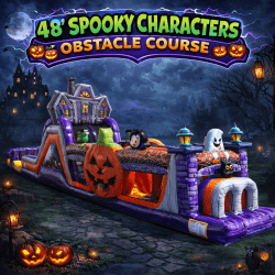 48’ Spooky Characters Obstacle