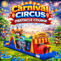 Carnival Circus Double Lane Obstacle Wet/Dry