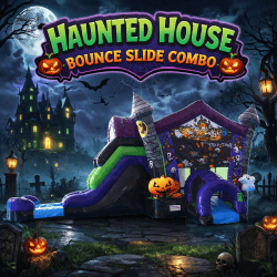 Haunted House Bounce & Slide Combo