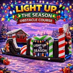 Light Up the Season Obstacle Course