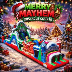 Merry Mayhem Obstacle Course