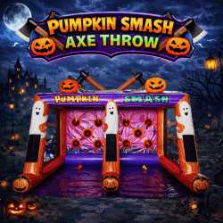Pumpkin Smash Axe Throw