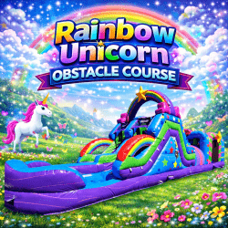 Rainbow Unicorn Obstacle