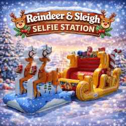 Reindeer & Sleigh Selfie Station
