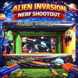 Alien Invasion Nerf Shootout