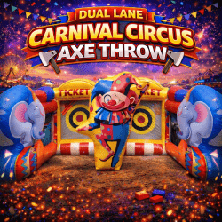 Carnival Circus Double Lane Axe Throw