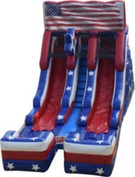 old20glory 1776884045 17' Old Glory Dual Lane Slide