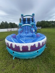 IMG 2767 1786123845 20' Jellyfish Double Lane Slide w/ Pool