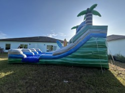 Tropical20Surf20Side 1786122284 16' Tropical Surf Dual Lane w/ Splash Pad (14 & under)